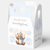 Nieuwjaar Blue Boy Baby shower Favor Box Bedankdoosjes (Geopend)