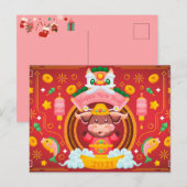 Nieuwjaar Briefkaart (Voorkant / Achterkant)