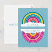 Nieuwjaar Briefkaart (Voorkant / Achterkant)