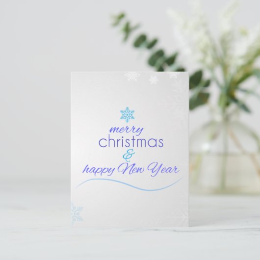 Nieuwjaar Briefkaart (Staand voorkant)