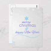 Nieuwjaar Briefkaart (Voorkant / Achterkant)