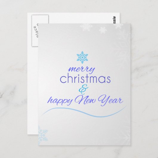 Nieuwjaar Briefkaart (Voorkant / Achterkant)