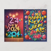 Nieuwjaar Briefkaart 2024 (Achterkant)