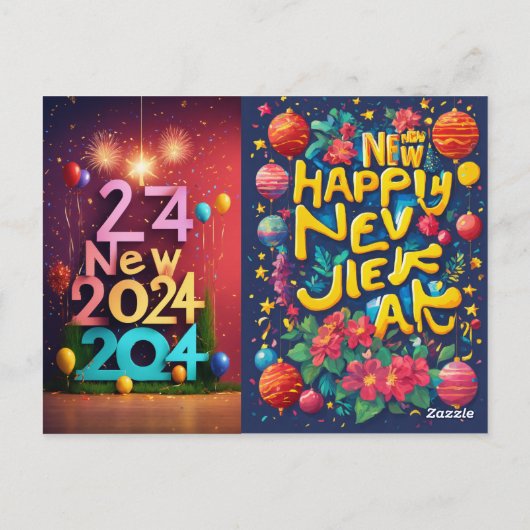 Nieuwjaar Briefkaart 2024 (Achterkant)