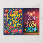 Nieuwjaar Briefkaart 2024 (Voorkant)