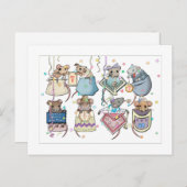 Nieuwjaar Briefkaart Pocket Mice (Voorkant / Achterkant)