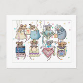 Nieuwjaar Briefkaart Pocket Mice (Voorkant)
