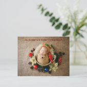 Nieuwjaar briefkaarten met een afbeelding van uw b (Staand voorkant)