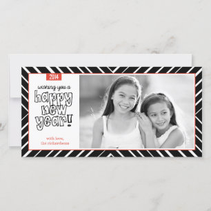 Nieuwjaar Bullseye 2 Feestdagenkaart