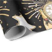 Nieuwjaar Cadeaupapier (Rol Hoek)