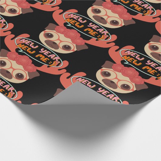 Nieuwjaar Cadeaupapier (Hoek)