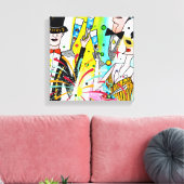 Nieuwjaar Canvas Afdruk (Insitu (Woonkamer))