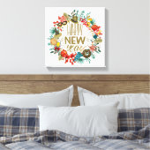 Nieuwjaar Canvas Afdruk (Insitu (Slaapkamer))