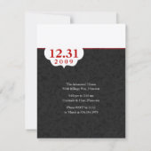 Nieuwjaar Champagne Kaart (Achterkant)