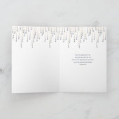 Nieuwjaar Cheers Bubbles - Middernacht Feestdagen Kaart (Binnen)