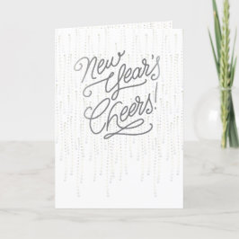 Nieuwjaar Cheers Bubbles - Stardust Feestdagen Kaart