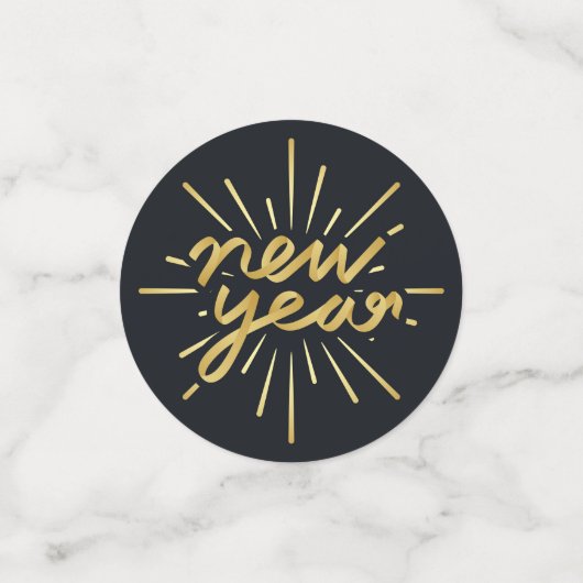 Nieuwjaar Confetti (Kleine voorkant)