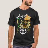 Nieuwjaar Cruise Squad 2024 NYE Party Familie Vaca T-shirt (Voorkant)