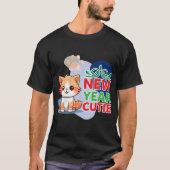 Nieuwjaar Cutie Schattigee Ginger Kitten T-shirt (Voorkant)