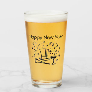 Nieuwjaar dateert glas