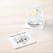 Nieuwjaar dateert kartonnen onderzetters (Insitu)