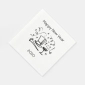 Nieuwjaar dateert servetten (Hoek)