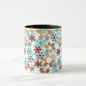 Nieuwjaar decor, kerst, nieuw jaar, sneeuw mok (Midden)