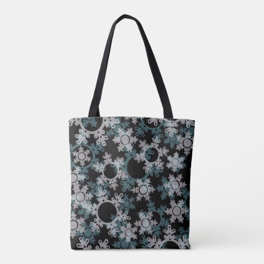 Nieuwjaar decor, kerst, nieuw jaar tote bag (Achterkant)