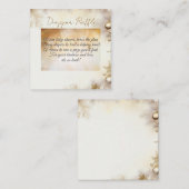 Nieuwjaar Design Gold Elegant Baby shower Informatiekaartje (Voorkant / Achterkant)