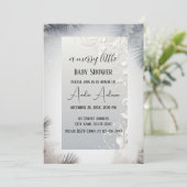 Nieuwjaar Design Gold Elegant Baby shower Kaart (Staand voorkant)