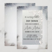 Nieuwjaar Design Gold Elegant Baby shower Kaart (Voorkant / Achterkant)