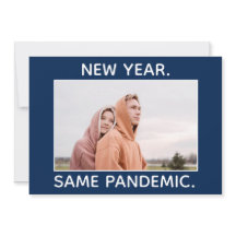 Nieuwjaar dezelfde pandemische covid Humor Holiday