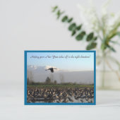 Nieuwjaar die goed met Briefkaart beginnen (Staand voorkant)