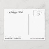 Nieuwjaar die goed met Briefkaart beginnen (Achterkant)