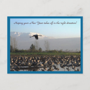 Nieuwjaar die goed met Briefkaart beginnen