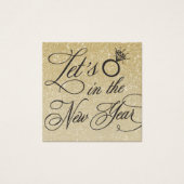 Nieuwjaar Eve bruiloft uitnodigingsnaam Bord Kaart (Voorkant)