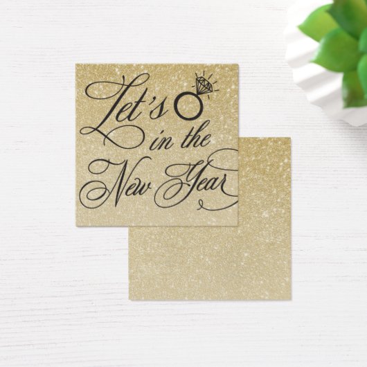 Nieuwjaar Eve bruiloft uitnodigingsnaam Bord Kaart (Bureau)