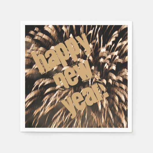 Nieuwjaar Eve Party Modern Servet (Voorkant)