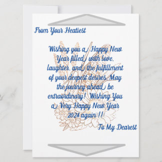 Nieuwjaar Exclusieve Groeten