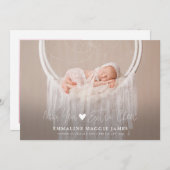 Nieuwjaar Extra Cheer Baby Foto geboortedatum Aankondiging (Voorkant / Achterkant)