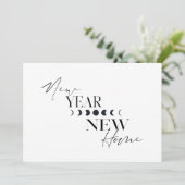 Nieuwjaar feestdag - nieuw startpunt dat we hebben kaart (Staand voorkant)