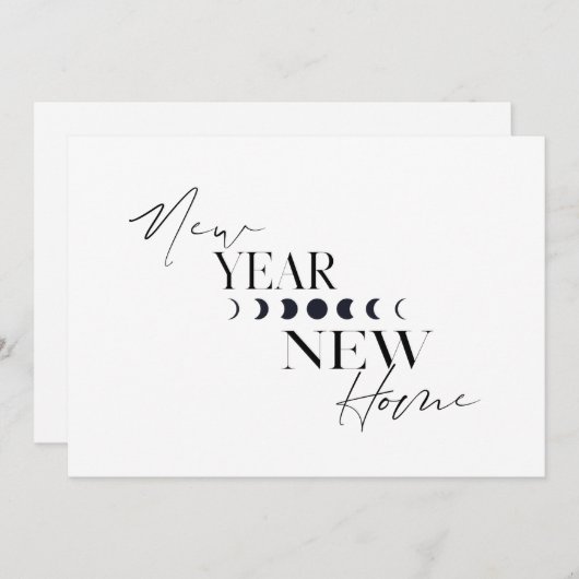 Nieuwjaar feestdag - nieuw startpunt dat we hebben kaart (Voorkant / Achterkant)