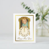  nieuwjaar feestdagenkaart (Staand voorkant)