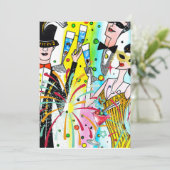 Nieuwjaar Feestdagenkaart (Staand voorkant)