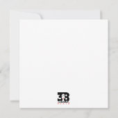 Nieuwjaar Feestdagenkaart (Achterkant)