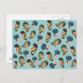  nieuwjaar feestdagenkaart (Voorkant / Achterkant)