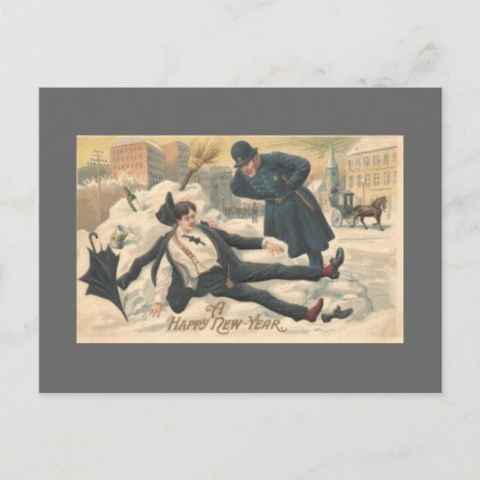  nieuwjaar feestdagenkaart (Voorkant)