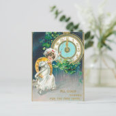 Nieuwjaar Feestdagenkaart (Staand voorkant)