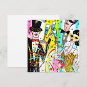 Nieuwjaar Feestdagenkaart (Voorkant / Achterkant)