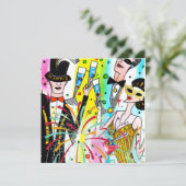 Nieuwjaar Feestdagenkaart (Staand voorkant)